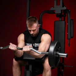 Gorilla Sports Kraftstation Home Gym inkl, Hantelbank Schwarz Online