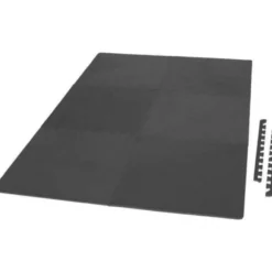 Gorilla Sports Kraftstation Universal inkl, Latzugturm, Langhantel Set Kunststoff Gripper und Bodenschutzmatten Weiss / Rot / Silber Online