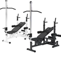 Gorilla Sports Kraftstation Universal inkl, Latzugturm Weiss Online