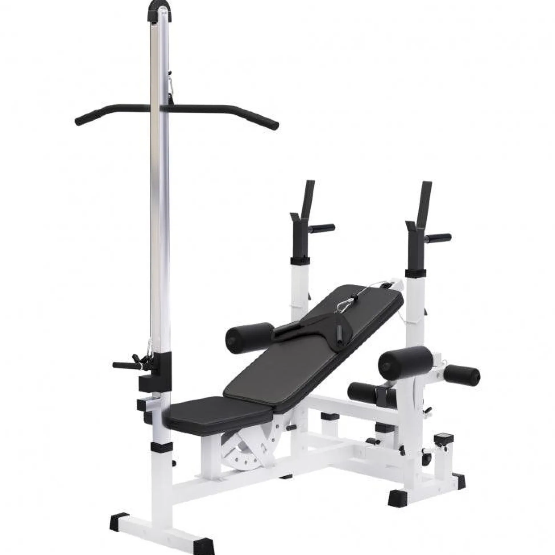 Gorilla Sports Kraftstation Universal inkl, Latzugturm Weiss Online