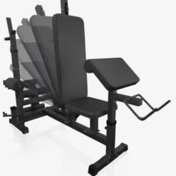 Gorilla Sports Kraftstation Universal inkl, Langhantel Set Gusseisen 108 kg Schwarz Hot