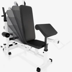 Gorilla Sports Kraftstation Universal Set Chrom 108 kg Weiss Clearance