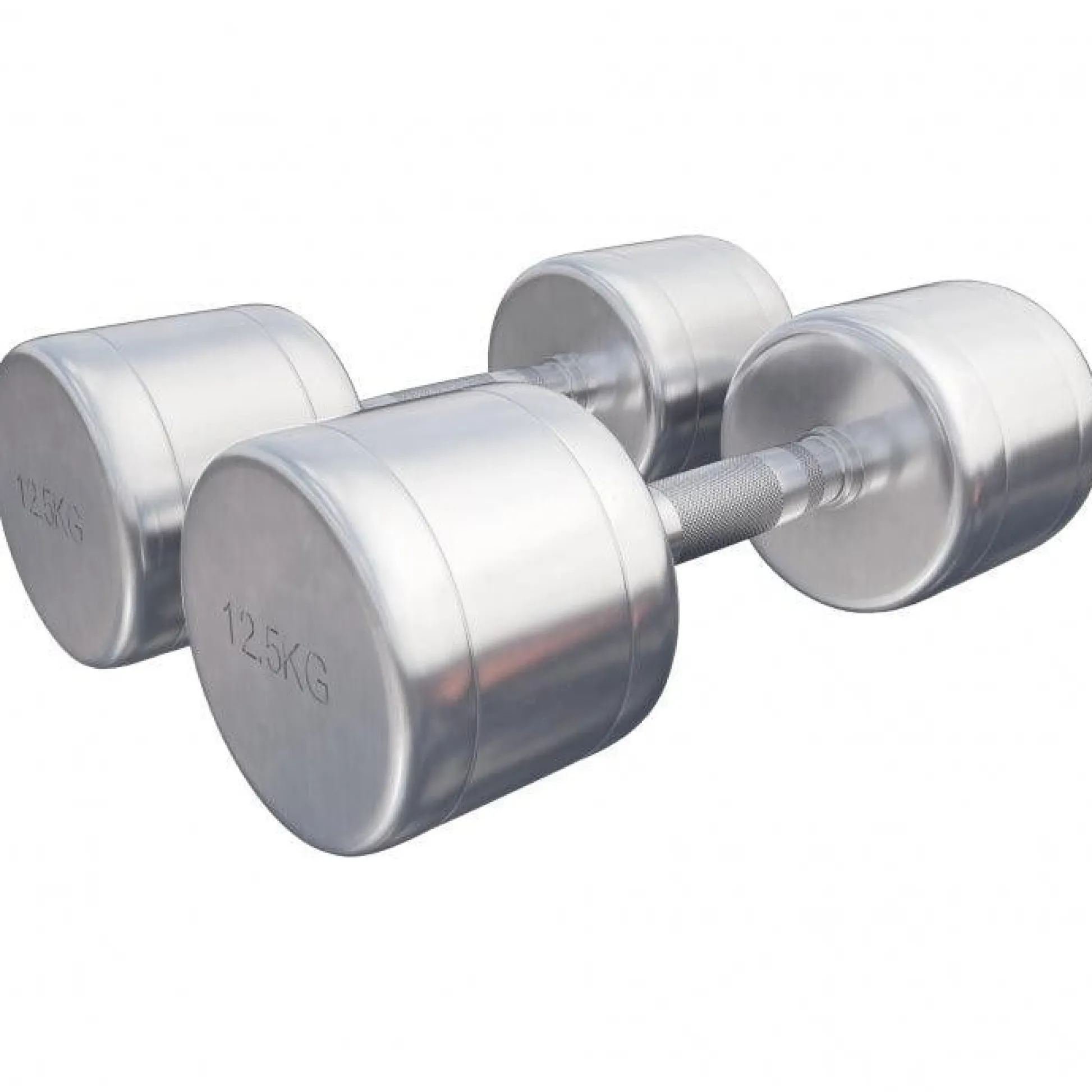 Gorilla Sports Kurzhantel Chrom 1 - 20 kg Chrom / Silber