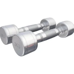 Gorilla Sports Kurzhantel Chrom 1 - 20 kg Chrom / Silber Clearance