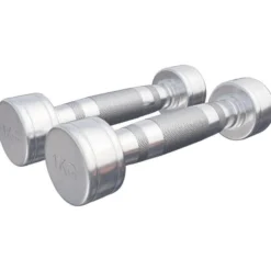 Gorilla Sports Kurzhantel Chrom 1 - 20 kg Chrom / Silber Sale