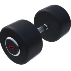 Gorilla Sports Kurzhantel Gummi PRO 2,5 - 50 kg Chrom / Schwarz Online
