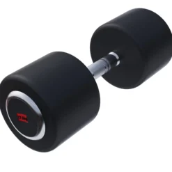 Gorilla Sports Kurzhantel Gummi PRO 2,5 - 50 kg Chrom / Schwarz Online