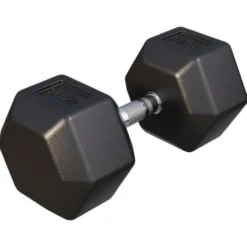 Gorilla Sports Kurzhantel Hexagon Gummi 2 - 50 kg Schwarz Best