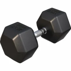 Gorilla Sports Kurzhantel Hexagon Gummi 2 - 50 kg Schwarz Outlet