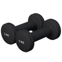 Gorilla Sports Kurzhanteln Gymnastik Neopren Rund 1 - 10 kg Schwarz Sale