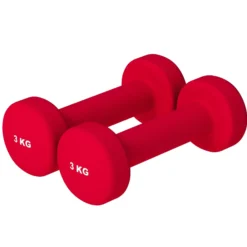 Gorilla Sports Kurzhanteln Gymnastik Neopren Rund 1 - 10 kg Rot Outlet