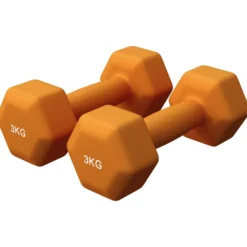 Gorilla Sports Kurzhanteln Gymnastik Neopren Hexagon 2 - 10 kg Orange Sale
