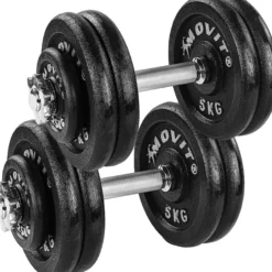 MOVIT Kurzhanteln Set 20 - 60 kg Schwarz