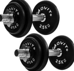 MOVIT Kurzhanteln Set 20 - 60 kg Schwarz Sale