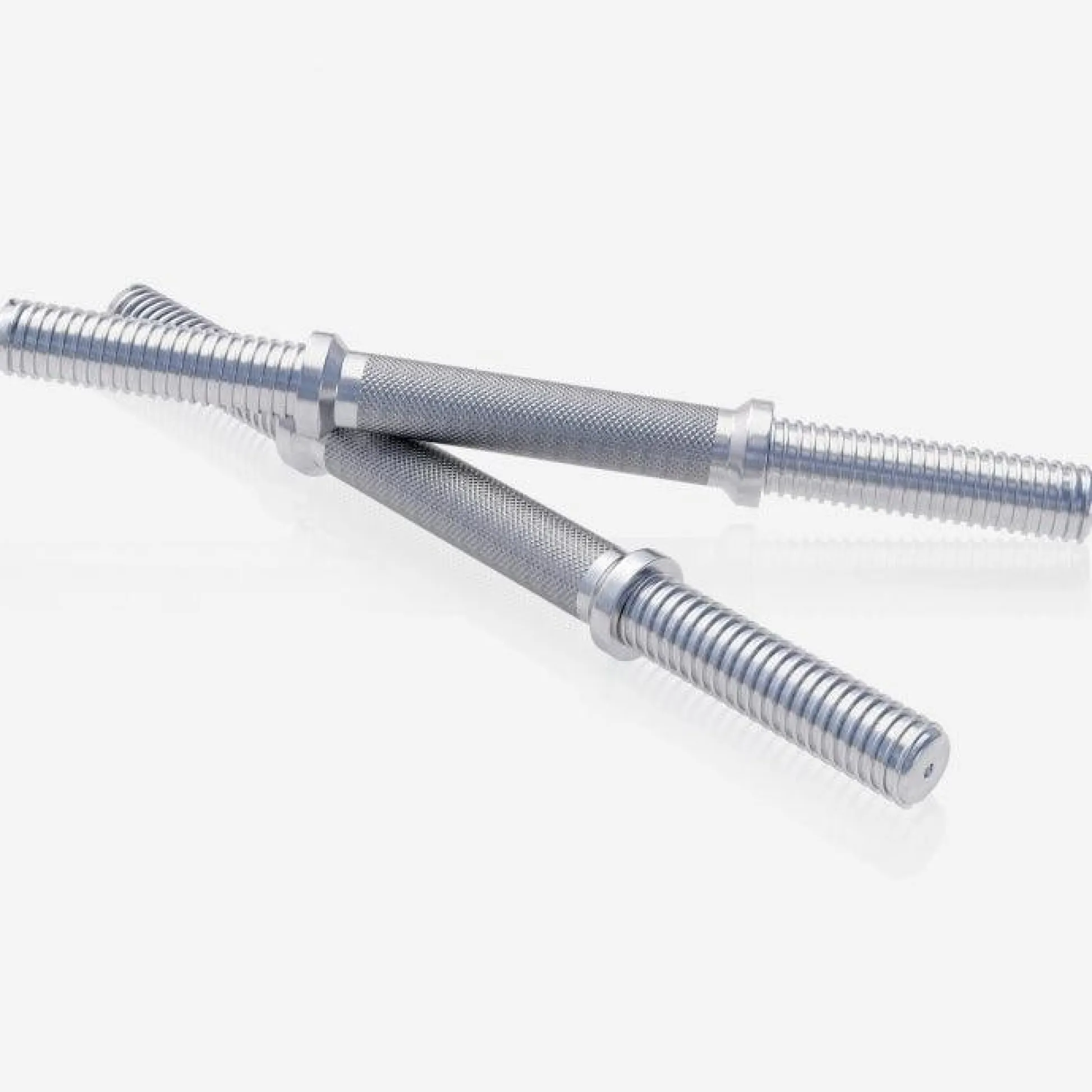 Gorilla Sports Kurzhantel Set Chrom 30 kg mit Sternverschlüssen Silber Clearance