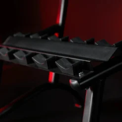 Gorilla Sports Kurzhantel Set Gummi 90 kg inkl, Ablage Schwarz