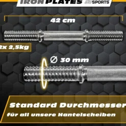 ScSports Kurzhantel Set Gusseisen 70 kg Schwarz New
