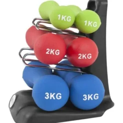 Gorilla Sports Kurzhantel Set Gymnastik Neopren 12 kg Verschieden