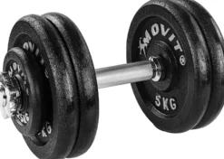 MOVIT Kurzhantel Set 10 - 30 kg Schwarz Hot