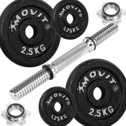 MOVIT Kurzhantel Set 10 - 30 kg Schwarz Sale