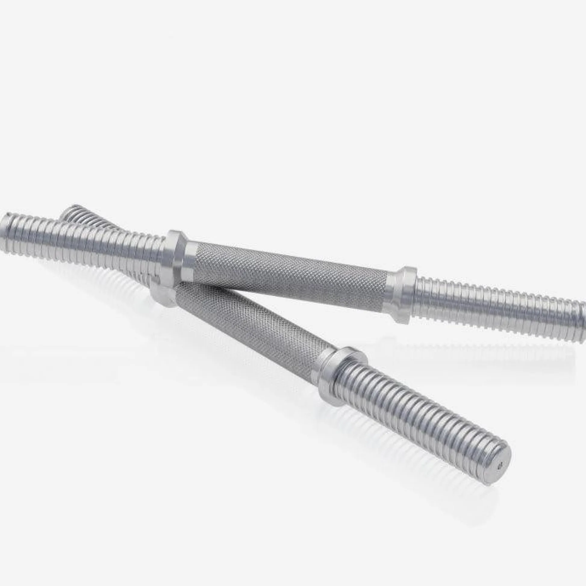 Gorilla Sports Kurzhantel Set Kunststoff Gripper 30 kg mit Sternverschlüssen Schwarz / Silber Hot