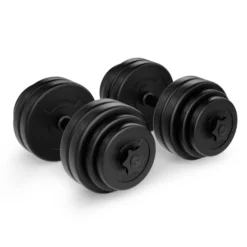 Physionics Kurzhantel Set Kunststoff 30 kg Hot