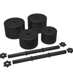 Physionics Kurzhantel Set Kunststoff 30 kg Hot