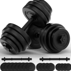 Physionics Kurzhantel Set Kunststoff 30 kg Hot