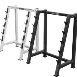 Gorilla Sports Langhantelablage für 5 Hantelstangen Schwarz New