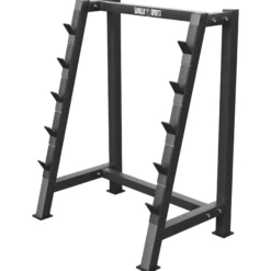 Gorilla Sports Langhantelablage für 5 Hantelstangen Schwarz New