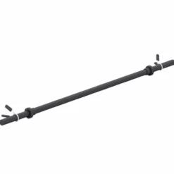 Gorilla Sports Langhantel Aerobic 130 cm mit Federverschlüssen Schwarz New