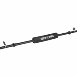 Gorilla Sports Langhantel Aerobic 130 cm mit Nackenpolster und Federverschlüssen Schwarz Sale