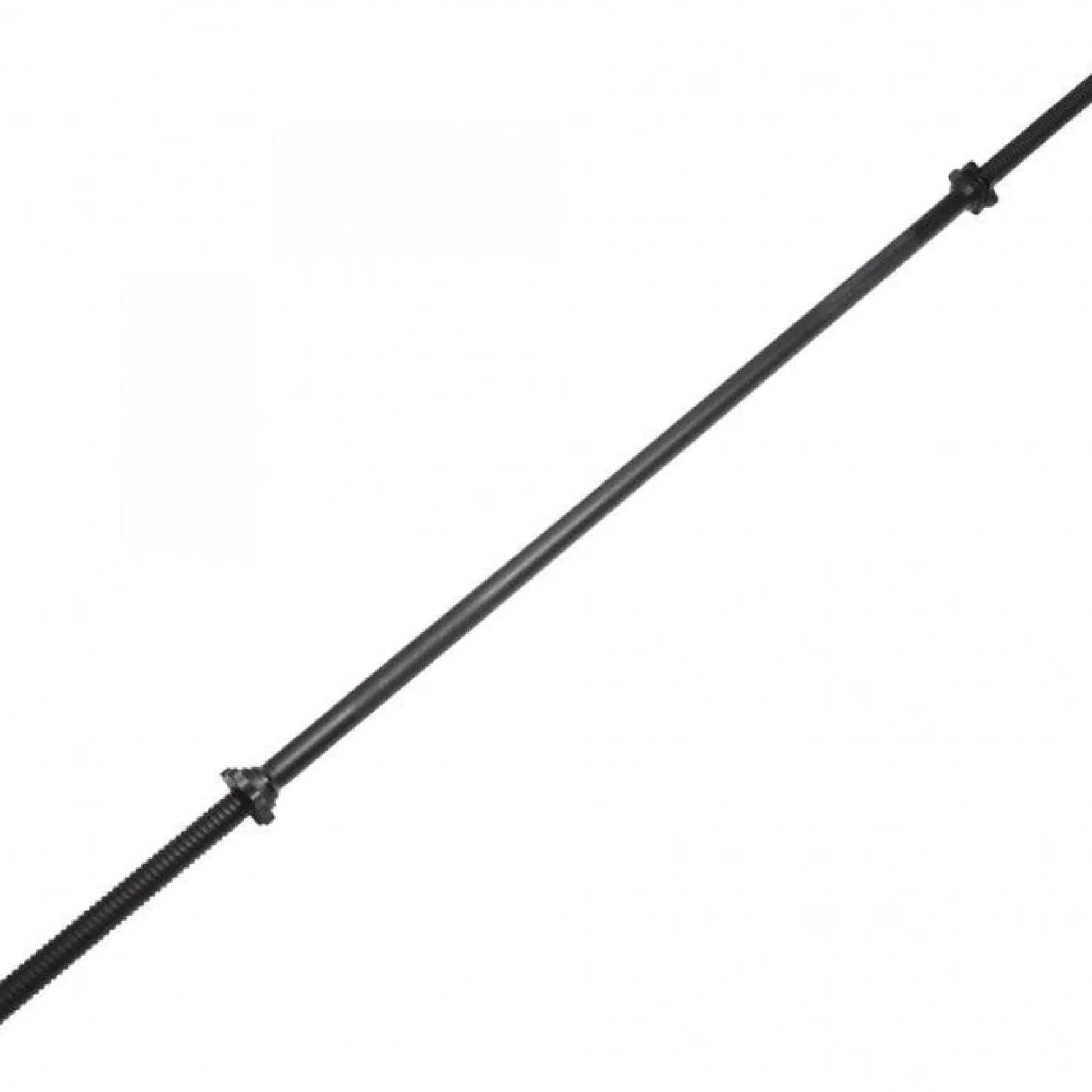 Gorilla Sports Langhantel 170 cm mit Sternverschlüssen Schwarz Discount