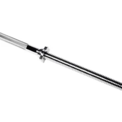 Gorilla Sports Langhantel 180 cm mit Sternverschlüssen Silber Sale