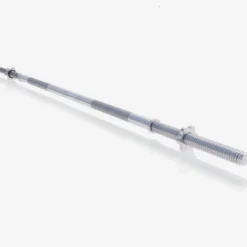 Gorilla Sports Langhantel 150 cm mit Sternverschlüssen Silber Outlet