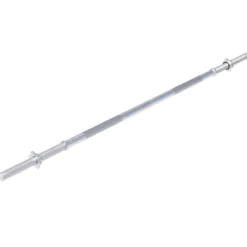 Gorilla Sports Langhantel 150 cm mit Sternverschlüssen Silber Outlet