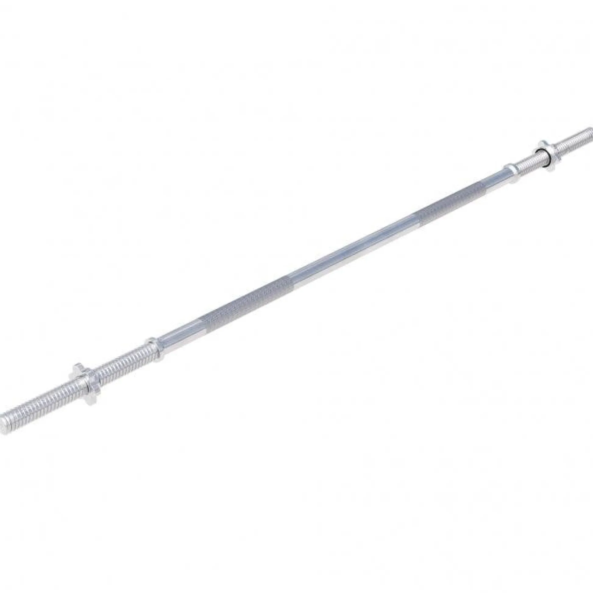 Gorilla Sports Langhantel 150 cm mit Sternverschlüssen Silber Outlet