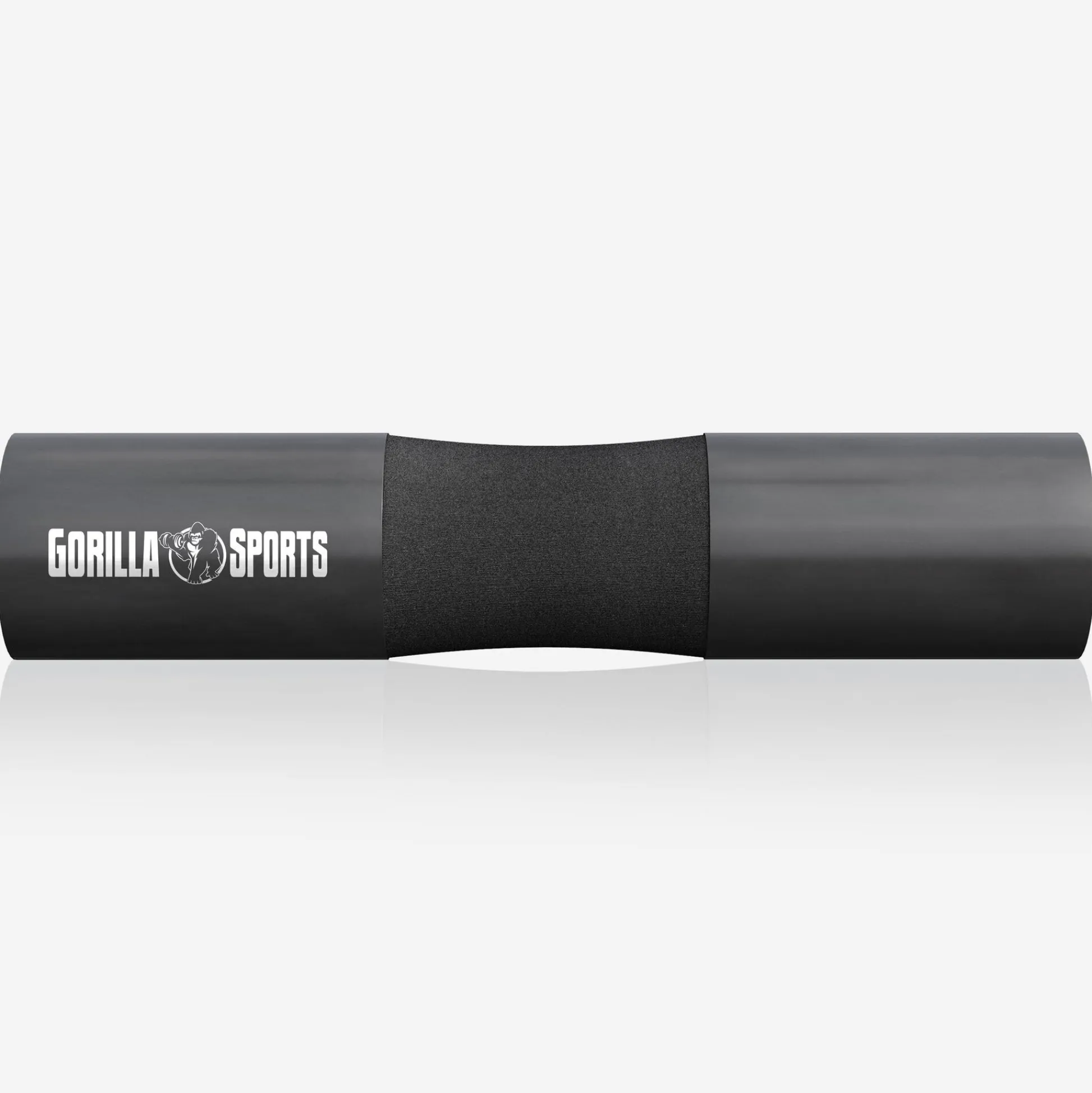 Gorilla Sports Langhantel Nackenpolster 45 cm mit Befestigungsriemen Schwarz