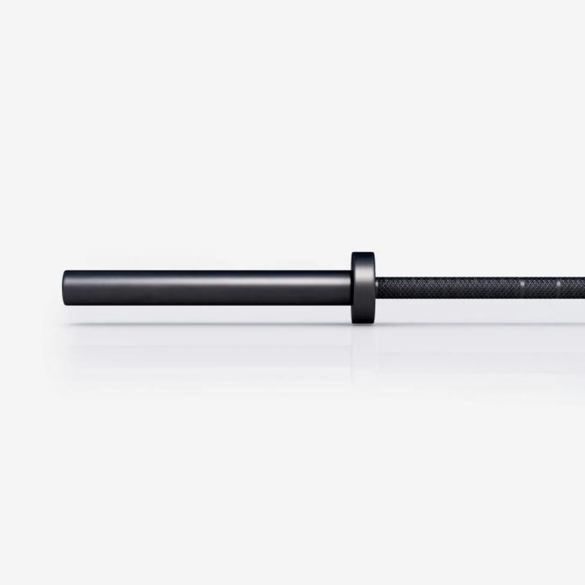 Gorilla Sports Langhantel Olympia Cerakote 220 cm mit Verschlüssen Schwarz Clearance