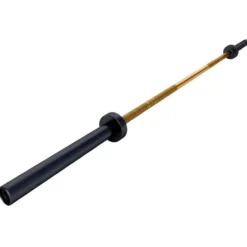Gorilla Sports Langhantel Olympia Cerakote 220 cm mit Verschlüssen Schwarz Clearance