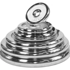 Gorilla Sports Langhantel Set Chrom 108 kg mit Sternverschlüssen Silber New