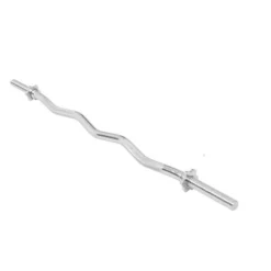Gorilla Sports Langhantel Set Gusseisen 108 kg mit Verschlüssen Silber Outlet