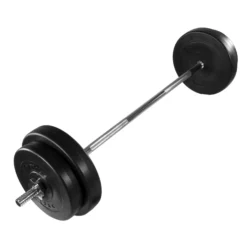 MOVIT Langhantel Set 30 - 60 kg Schwarz Discount