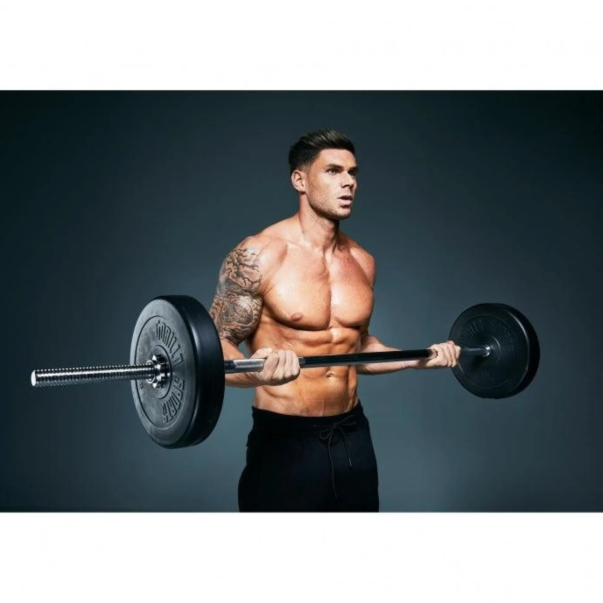Gorilla Sports Langhantelstange 6 Fuß (182,9 cm), ⌀ 25 mm/1″ Schwarz Online