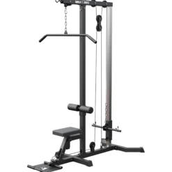 Gorilla Sports Latzugmaschine Schwarz Discount