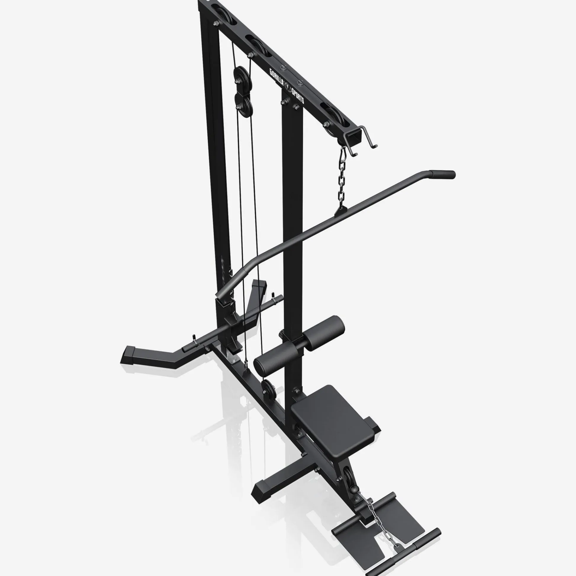 Gorilla Sports Latzugmaschine Weiss Online