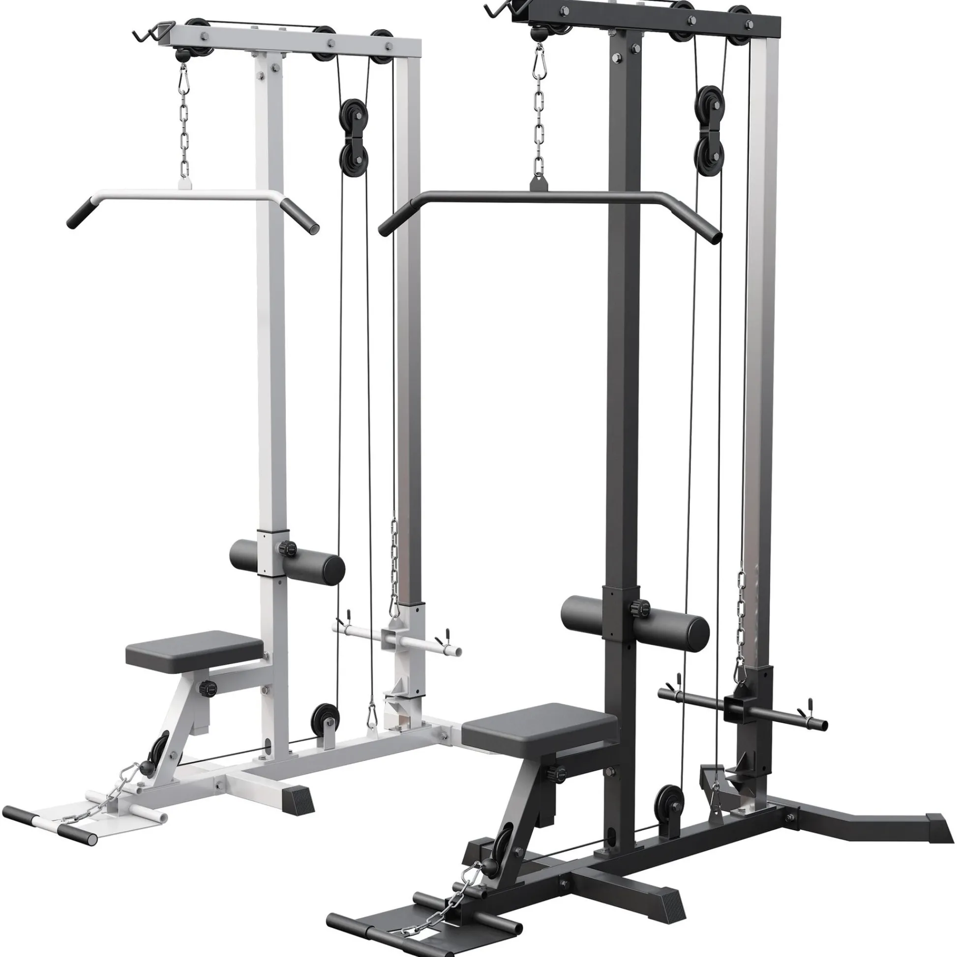 Gorilla Sports Latzugmaschine Weiss Online