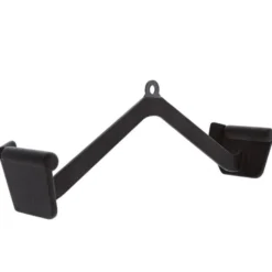Gorilla Sports Latzug-/ Rudergriff Gummi Schwarz Hot