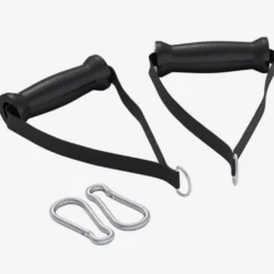 Gorilla Sports Latzugstange Multi Bar mit 2 Einhandgriffen Mattschwarz Clearance