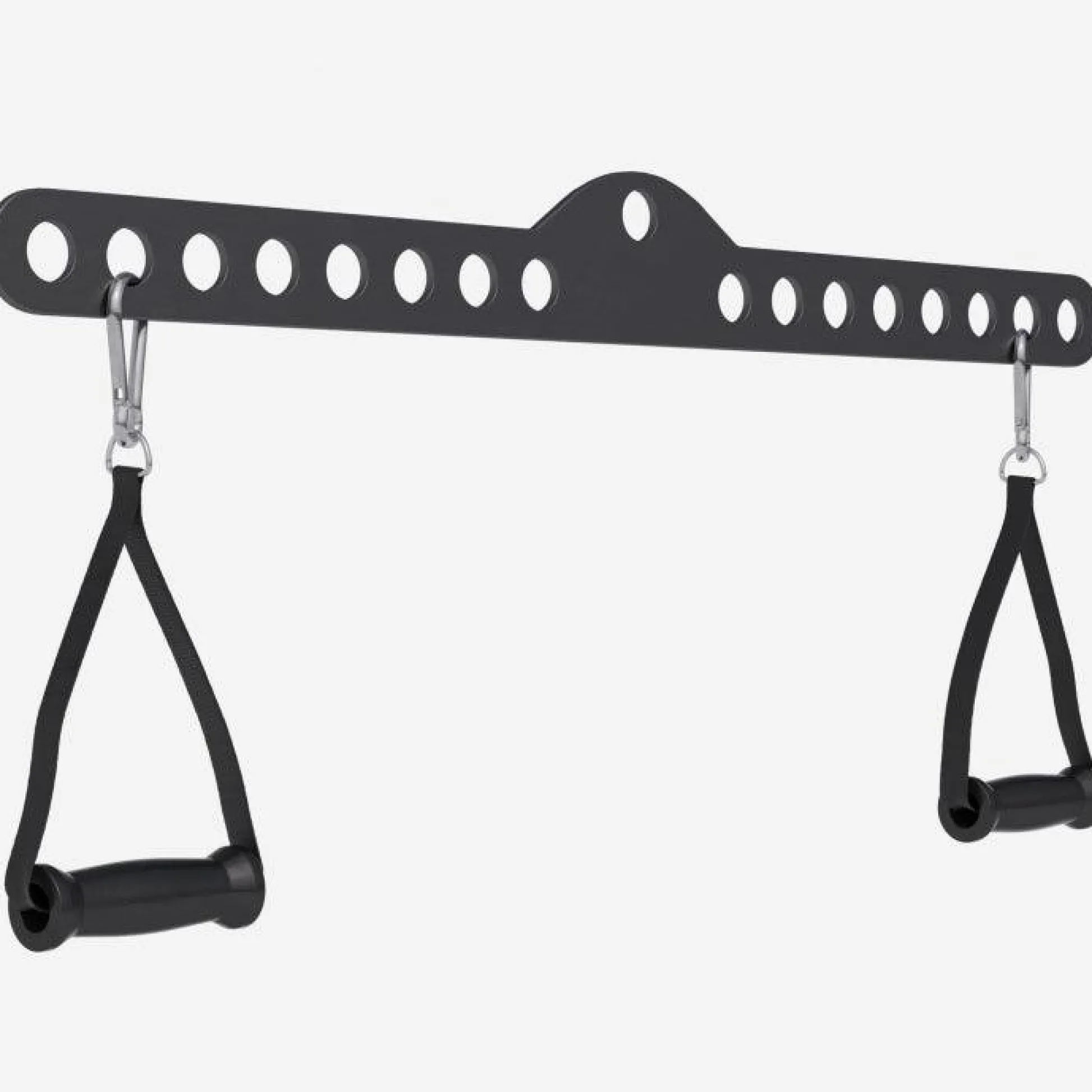 Gorilla Sports Latzugstange Multi Bar mit 2 Einhandgriffen Mattschwarz New